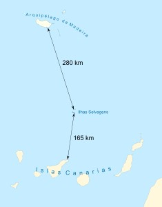 Islas Salvajes, Portugal (Wikimedia). 