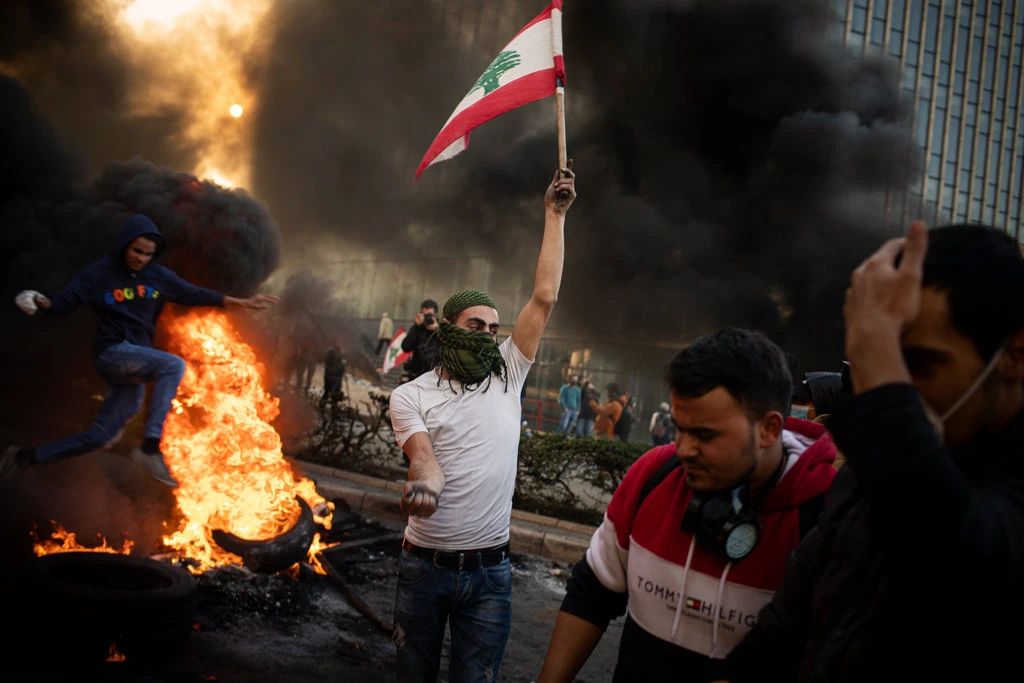Protestas en Líbano | Diego Ibarra Sanchez para The New York Times