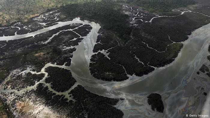 Niger River Delta in Nigeria devastated as a result of spills from oil thieves and Shell operational failures (Photo: PIUS UTOMI EKPEI/AFP/Getty Images)