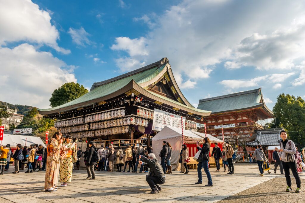 Visitas turísticas a un santuario de Kioto