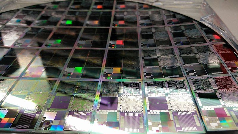 Oblea de 12 pulgadas de bancos de pruebas microelectrónicos para fabricar semiconductores