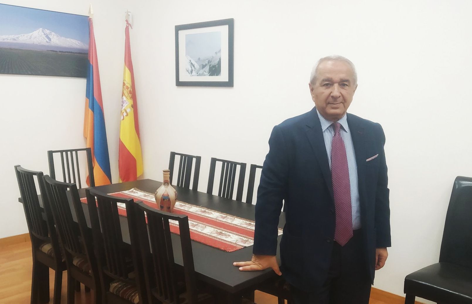 Karmirshalyan, Embajador de Armenia en España: "Quiero pedir a España que no venda armamento a Turquía"