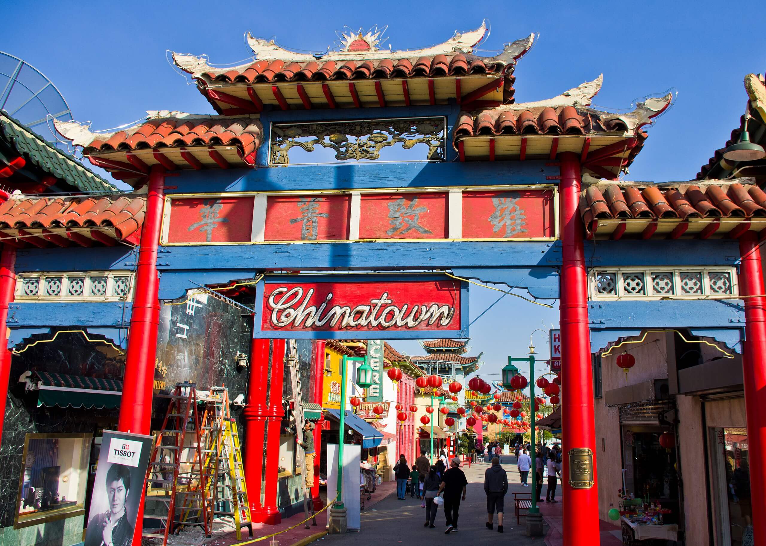 Chinatown en Los Ángeles; Pekín ha incluido a la diáspora china como un elemento importante para la materialización de la “gran revitalización de la nación”.