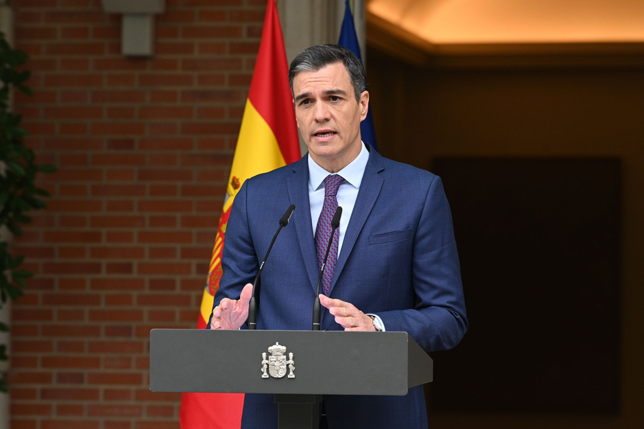 El presidente del Gobierno, Pedro Sánchez, anuncia elecciones anticipadas para el 23 de julio.