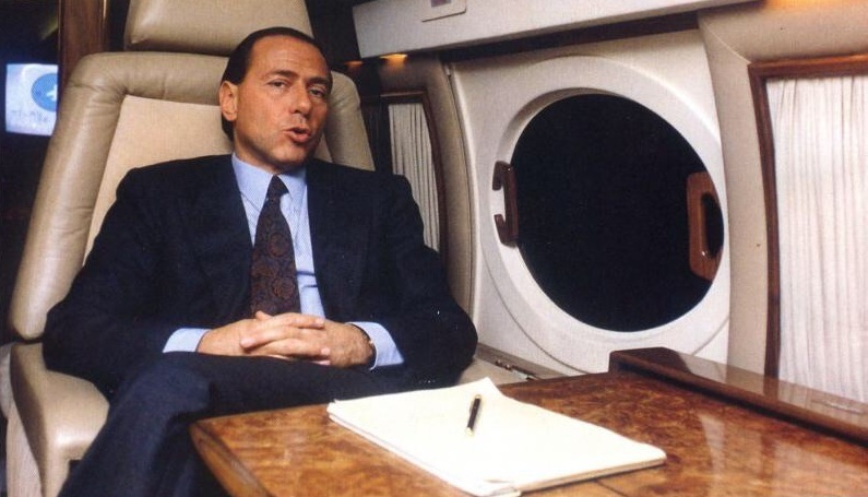 Silvio Berlusconi en los años 80.