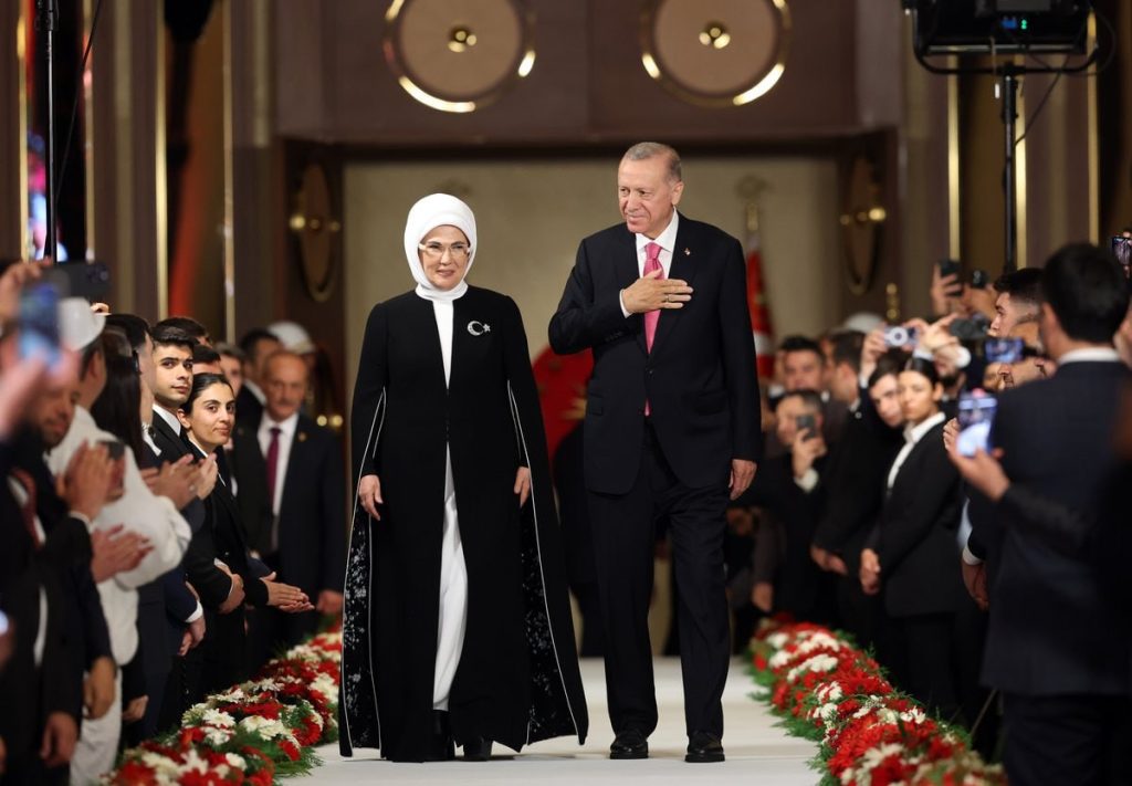 Recep Tayyip Erdogan es investido como presidente de Turquía.