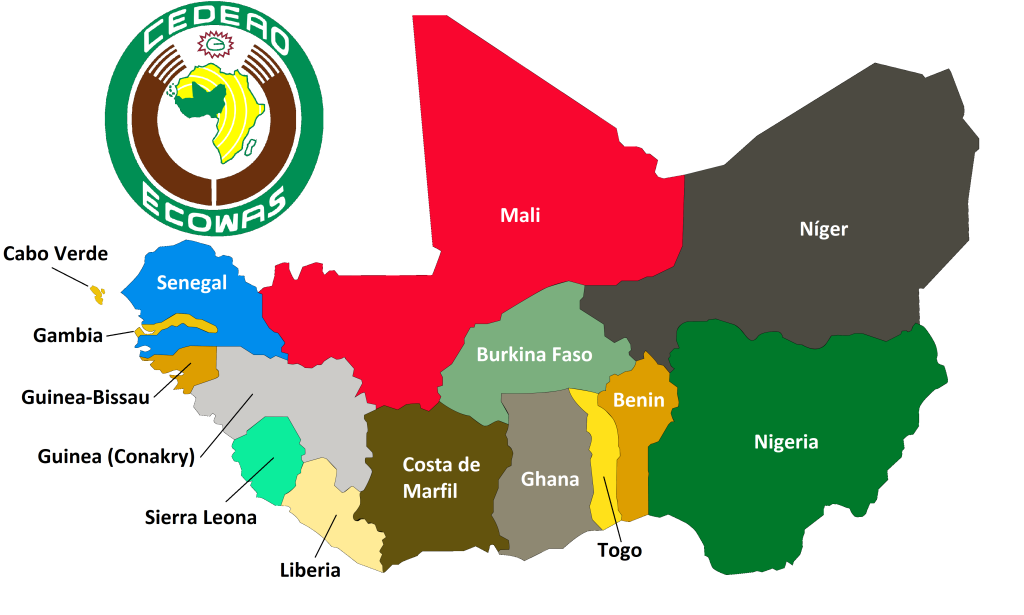 Estados pertenecientes a la Comunidad Económica de África Occidental (CEDEAO/ECOWAS)
