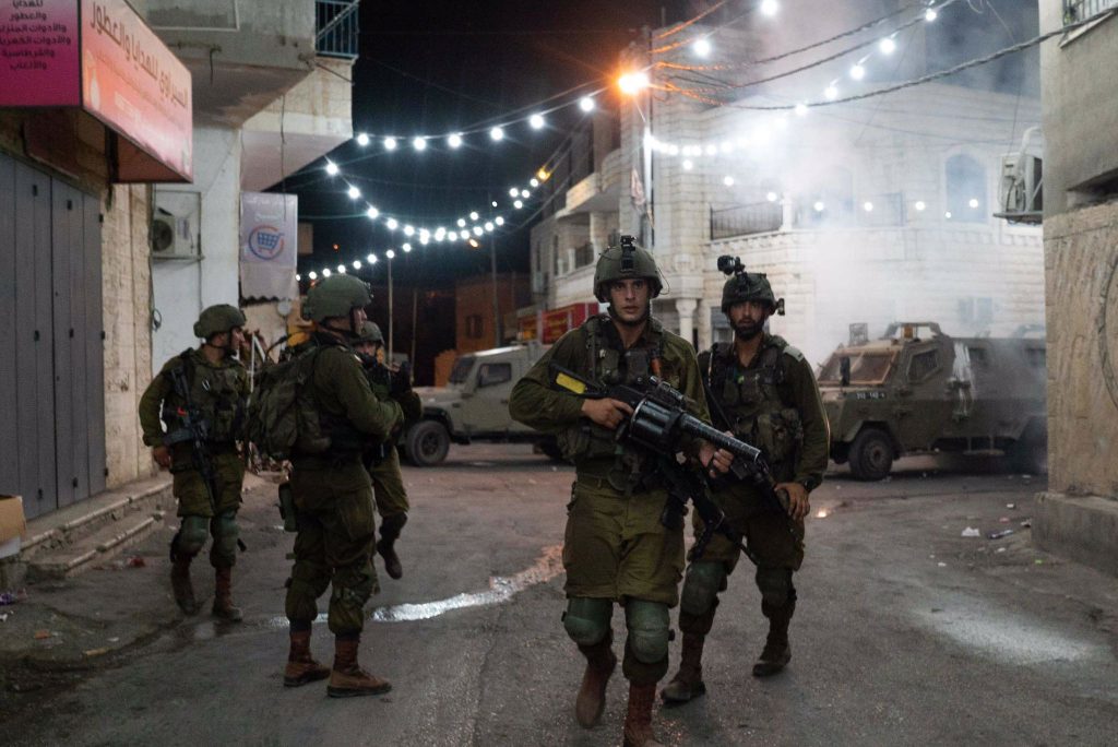 El ejército israelí lleva a cabo una operación en Cisjordania. La violencia en Cisjordania no ha dejado de aumentar en los últimos meses. 