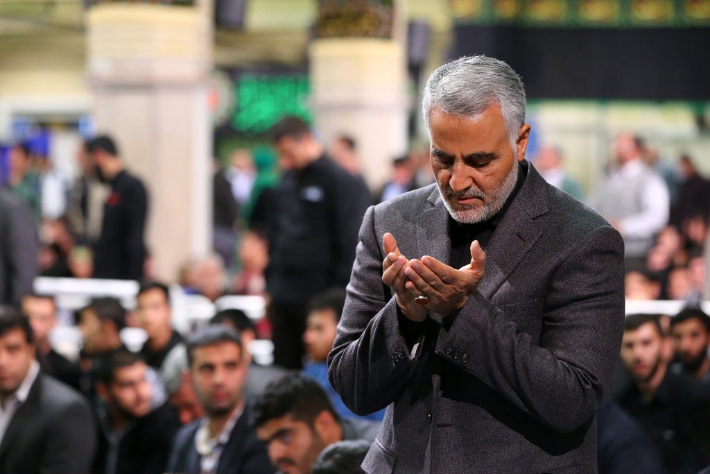 Qassam Soleimani, general de los Cuerpos de la Guardia Revolucionaria Iraní y uno de los principales vertebradores del Eje de la Resistencia.