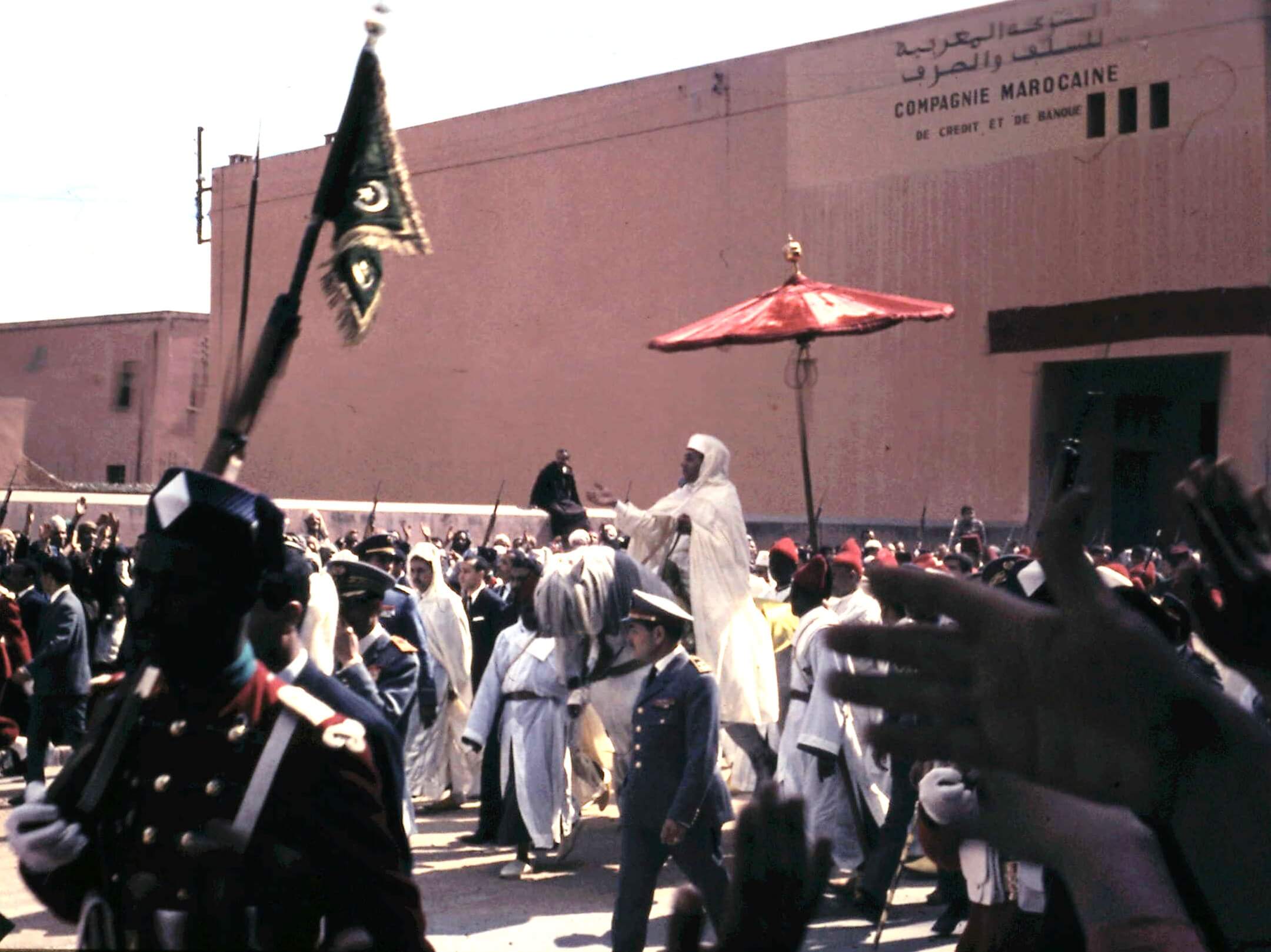 Hassan II, rey de Marruecos, en Marrakech en 1966. 