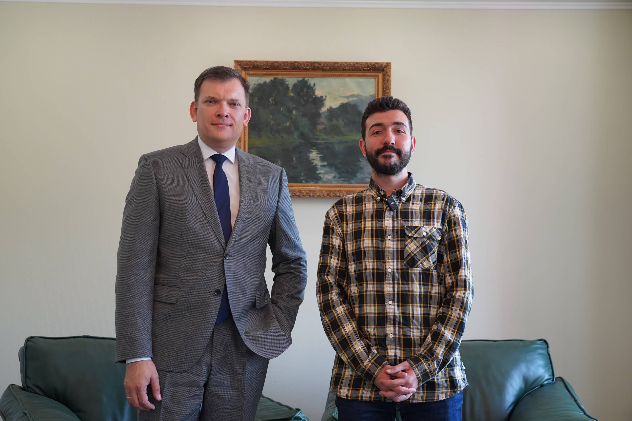Alejandro López and Yuri Ambrazevich