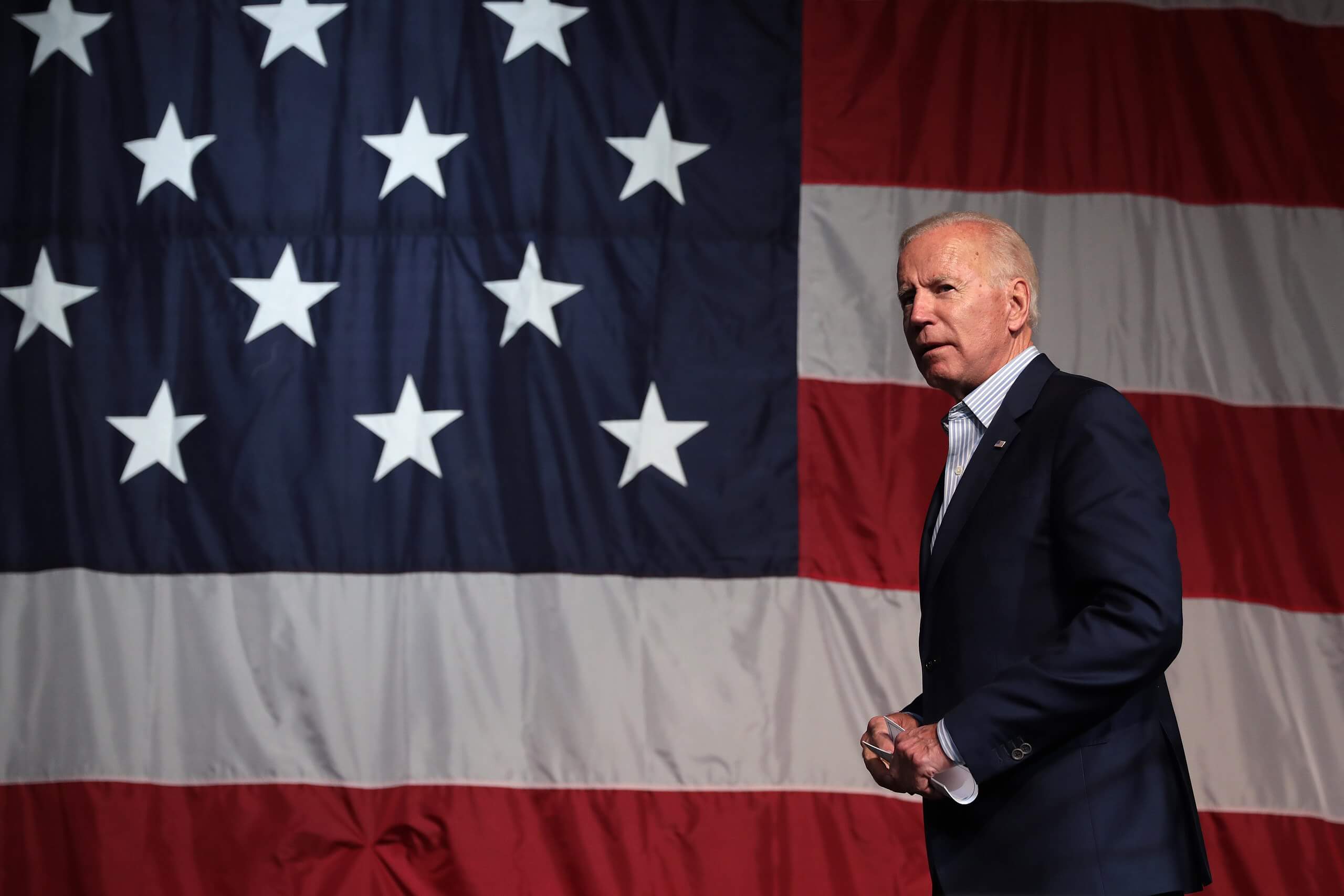Joe Biden, presidente de Estados Unidos, durante una comparecencia pública.