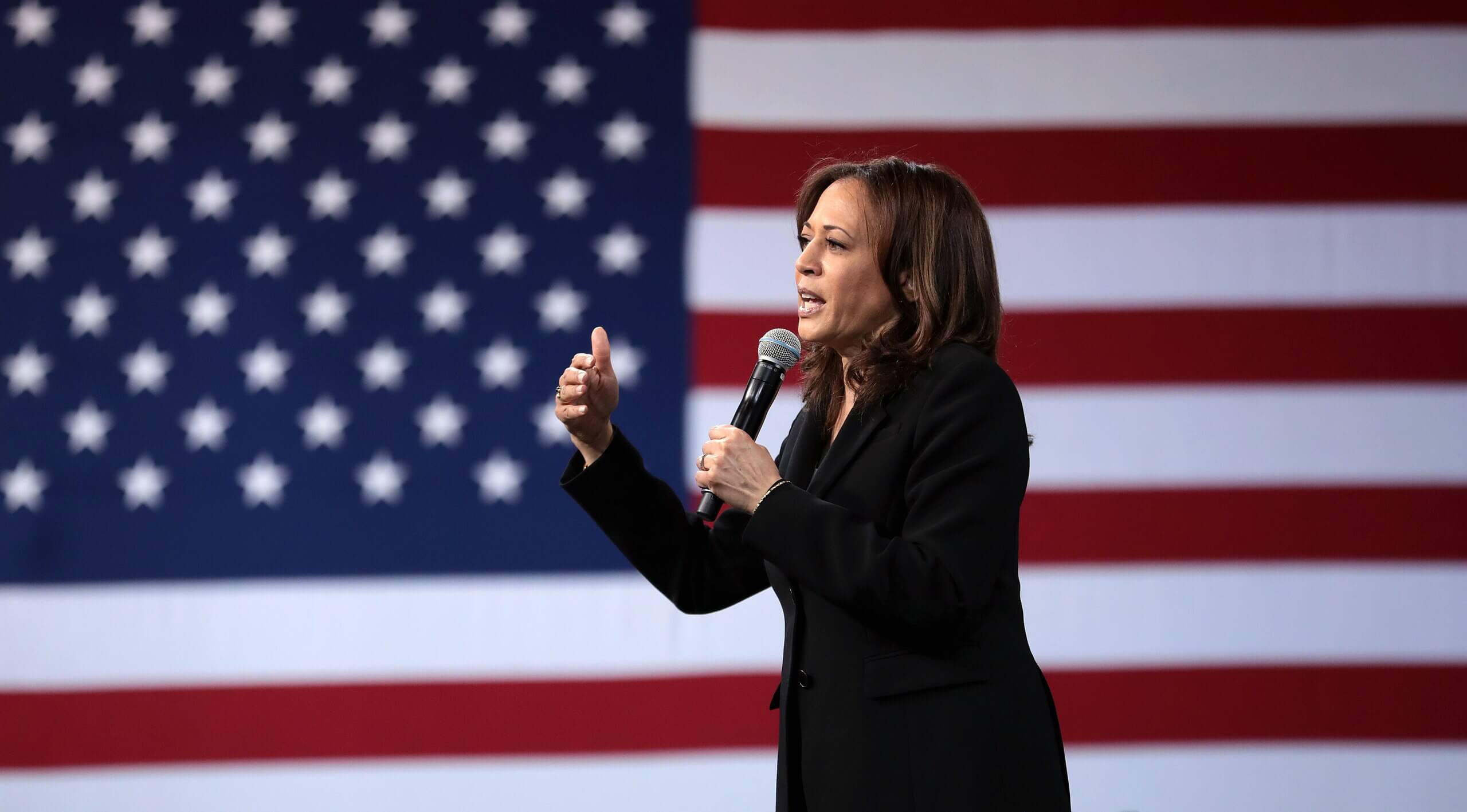 Kamala Harris, vicepresidenta de Estados Unidos bajo el mandato de Joe Biden.