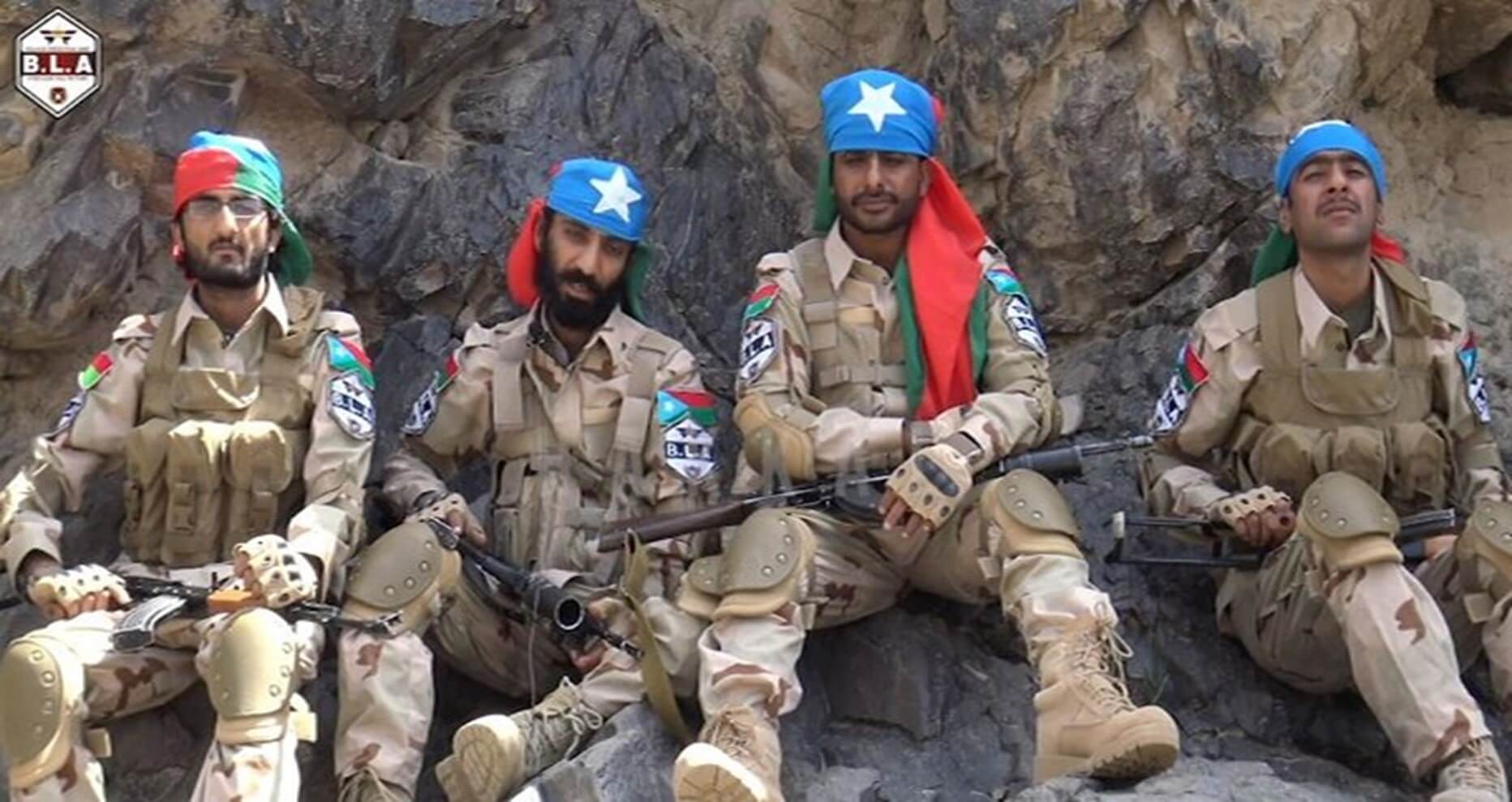 Foto de archivo. Miembros del Ejército de Liberación Baluche (BLA) reclaman la autoría de un ataque perpetrado con el ejército pakistaní. 