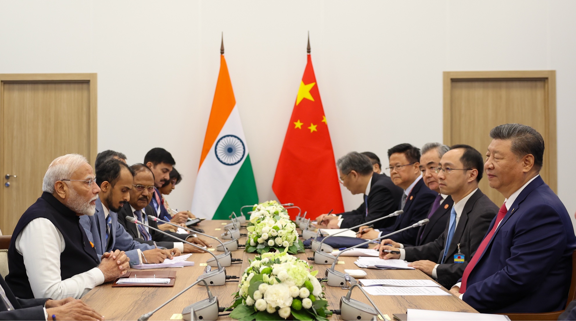 Reunión entre China e India en la cumbre de los BRICS en 2024