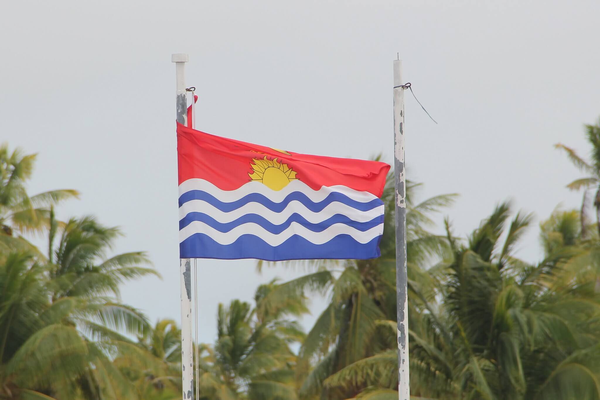 Bandera nacional de Kiribati.