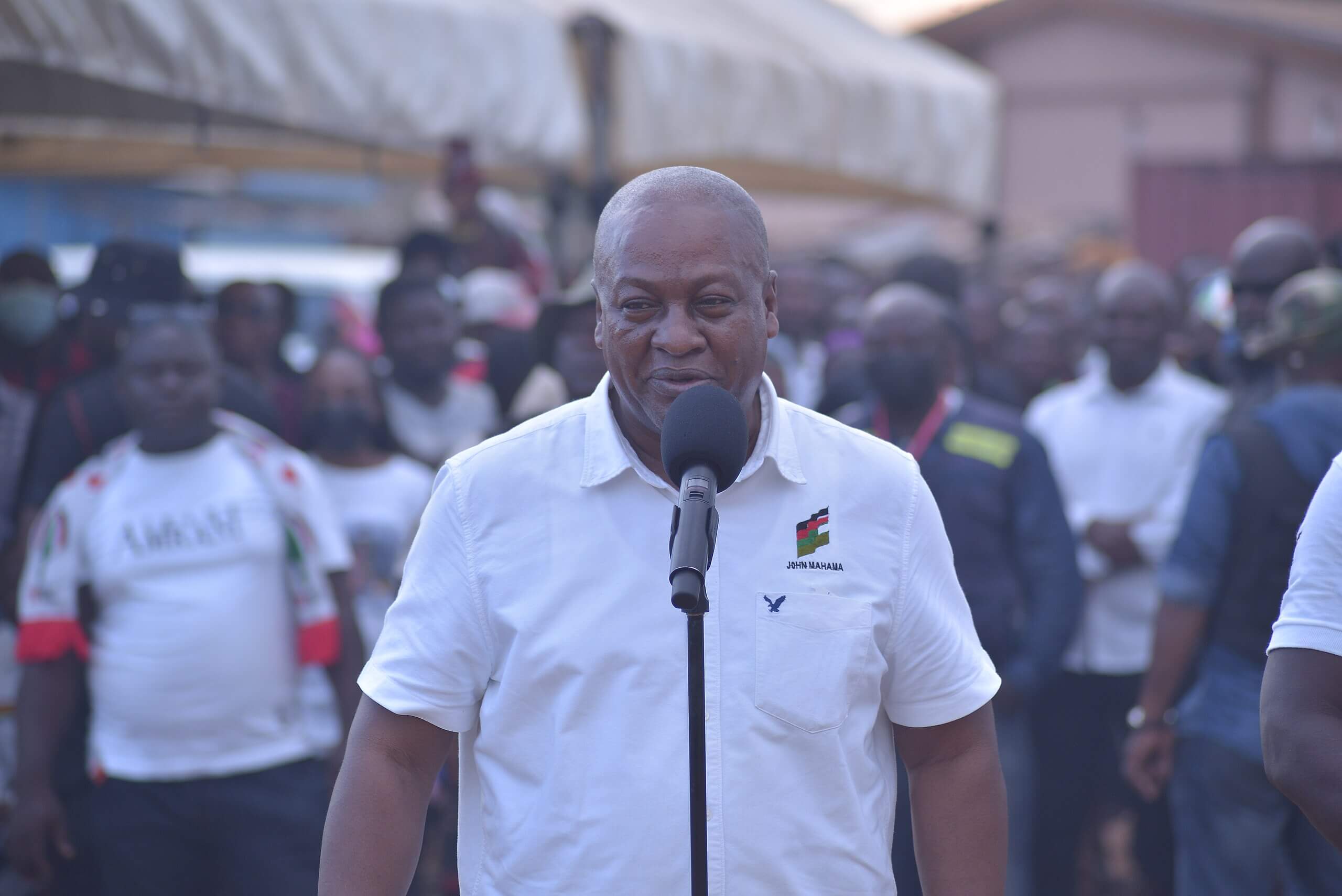 John Mahama, vencedor de las elecciones celebradas en Ghana.