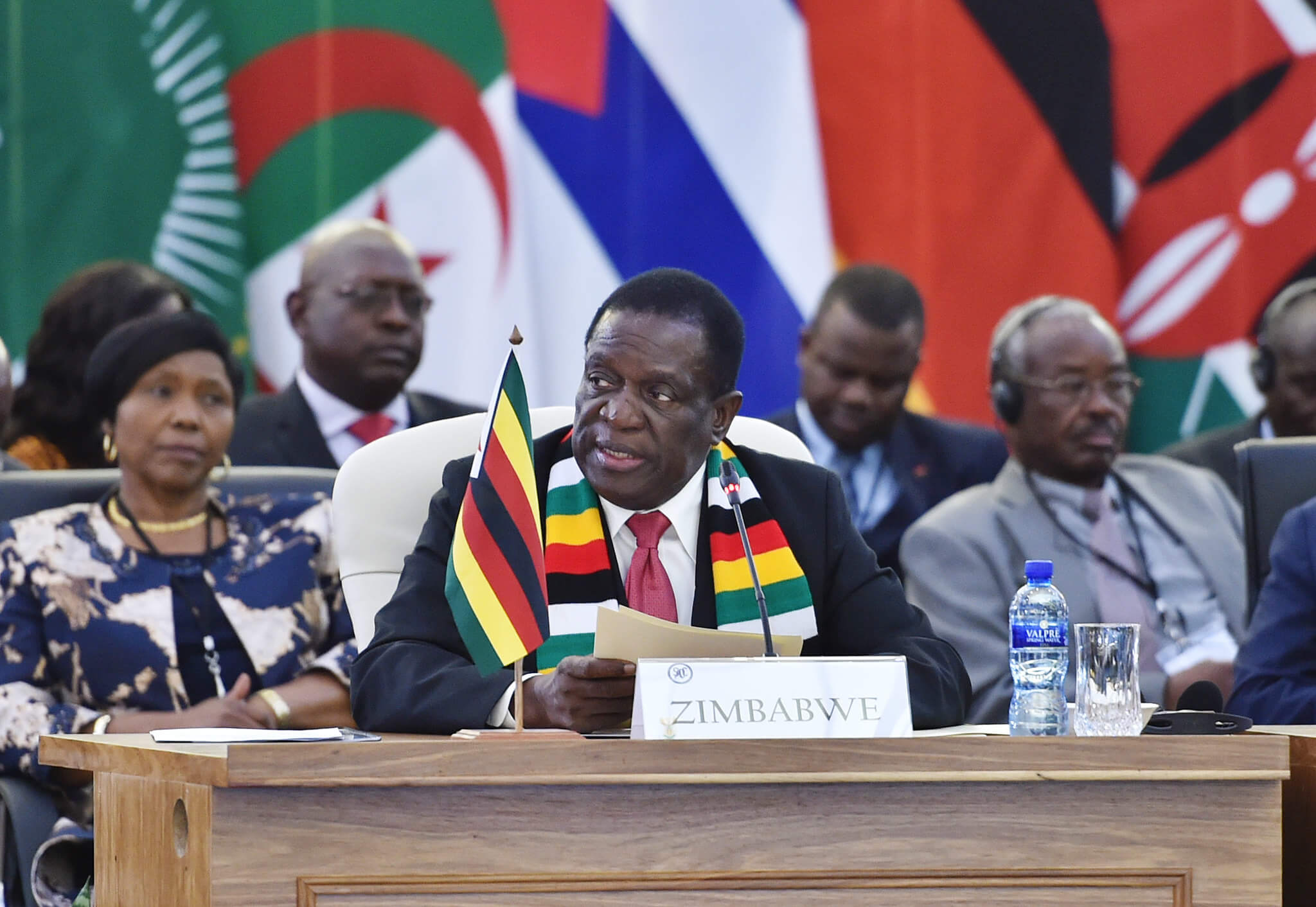 Emmerson Mnangagwa, presidente de Zimbabue. 