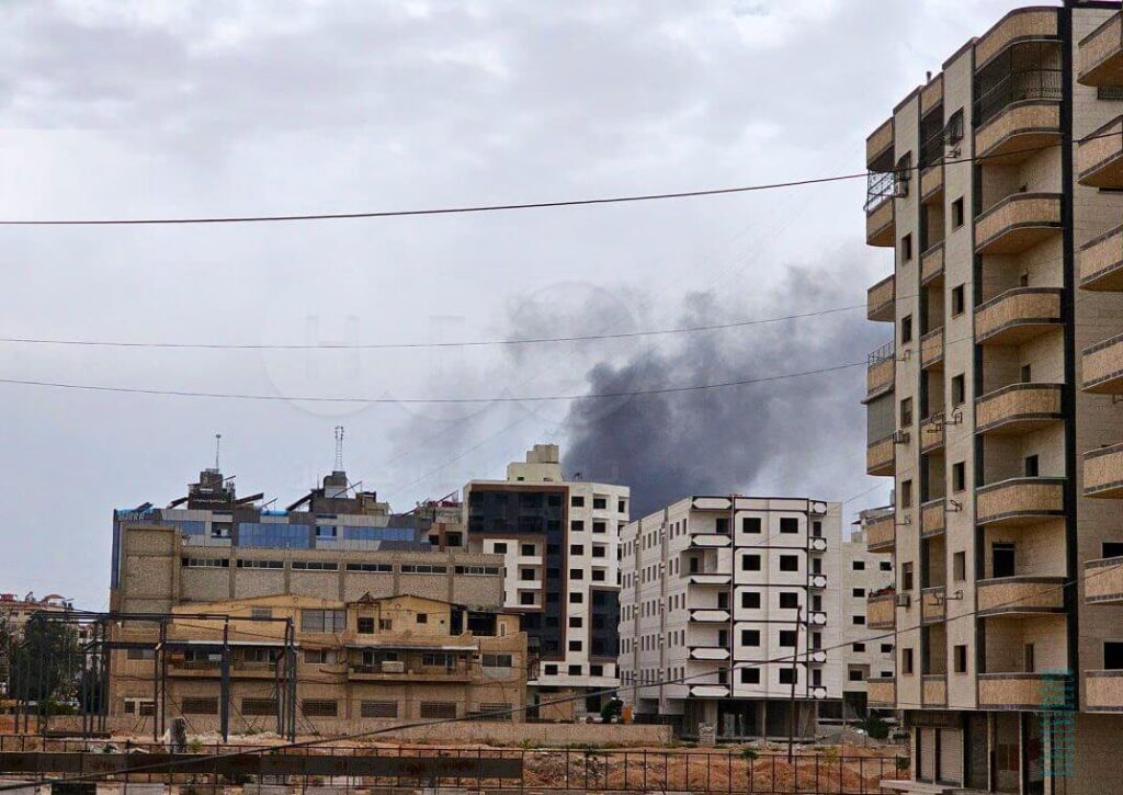Ataque de Israel llevado a cabo en Damasco, Siria, el 30 de abril de 2025. 
