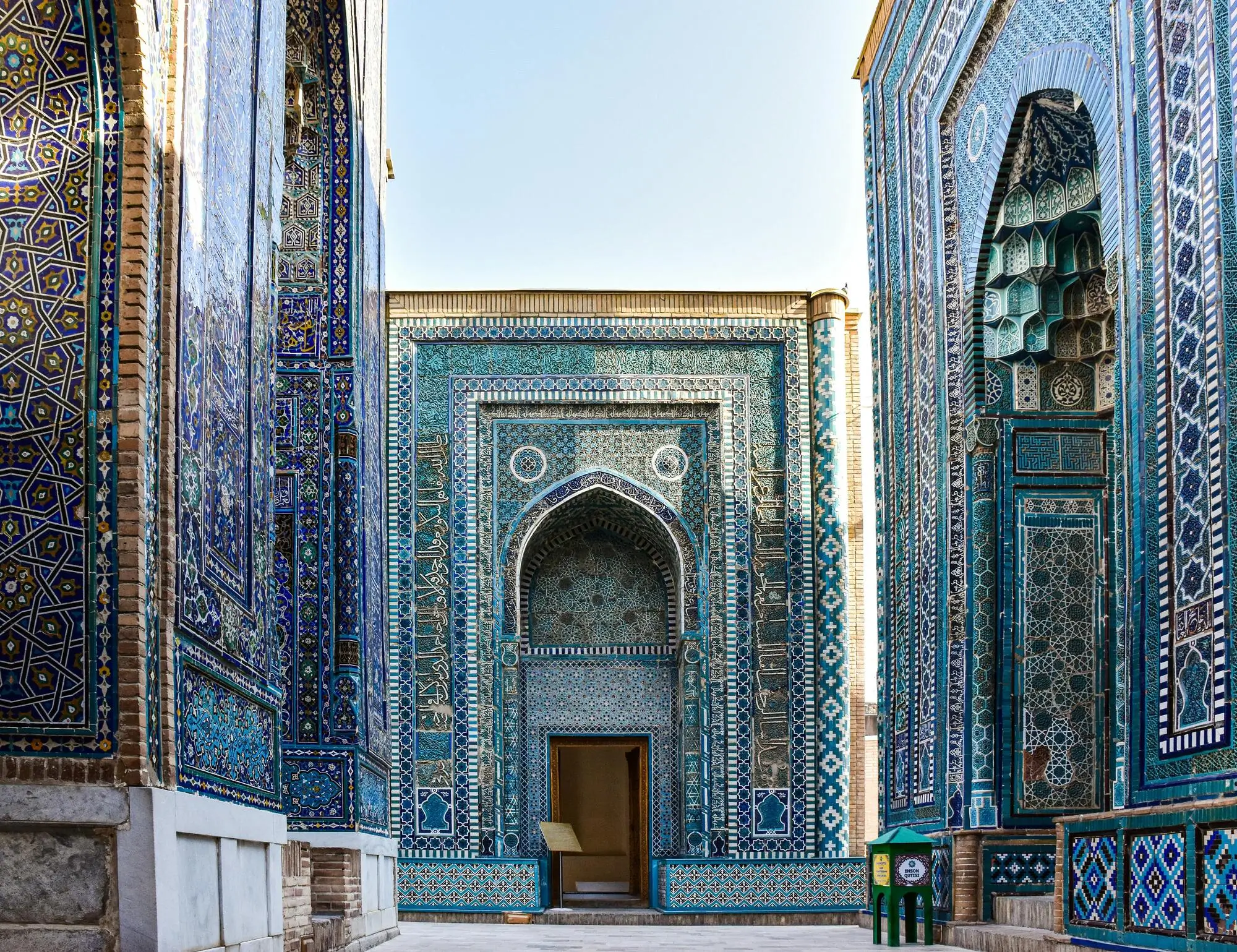 La plaza del Registán, en Samarcanda, Uzbekistán, ciudad que fue uno de los nodos centrales de la Ruta de la Seda. 