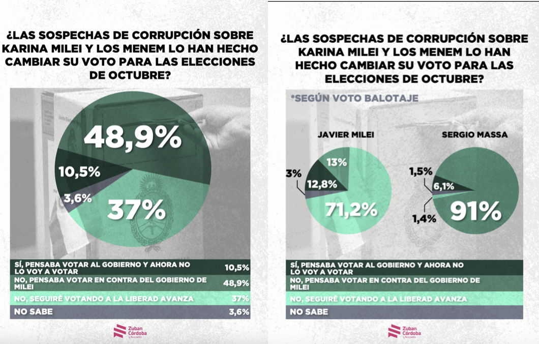 Encuesta en Argentina elaborada por Zuban Córdoba