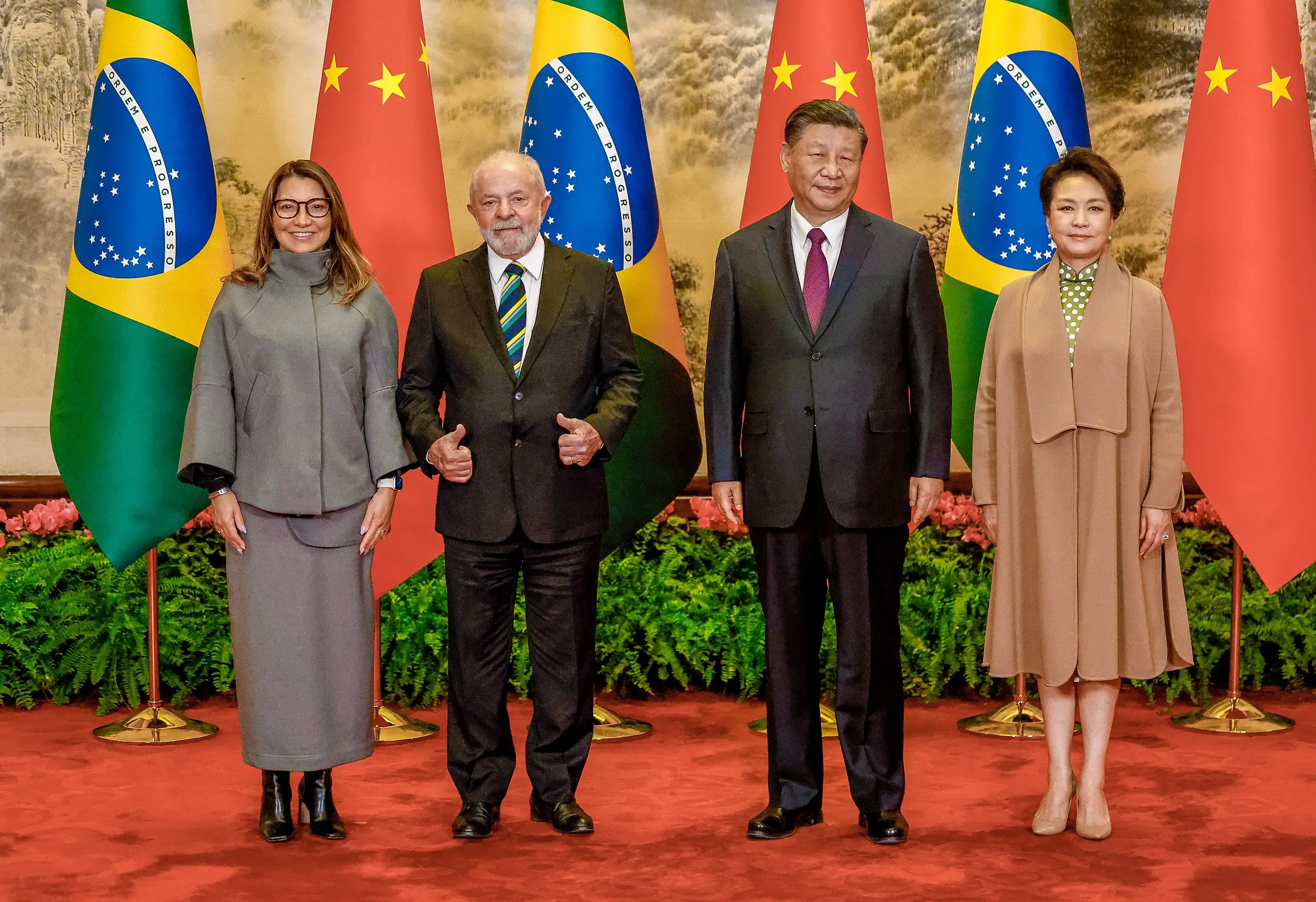 El presidente de China, Xi Jinping, en una viaje oficial a Brasil, el 14 de abril de 2023. 