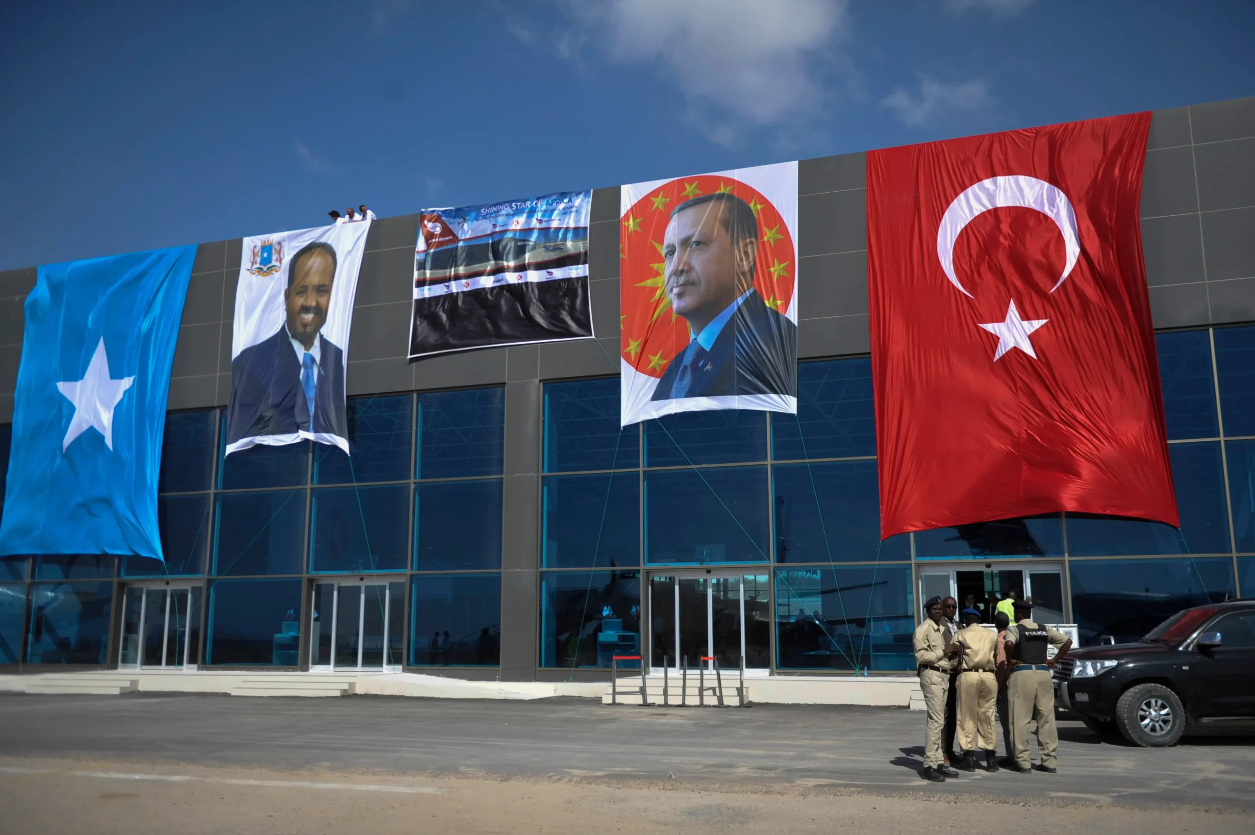 Visita de Estado del presidente turco Recep Tayyip Erdoğan a Somalia, en enero de 2015. 