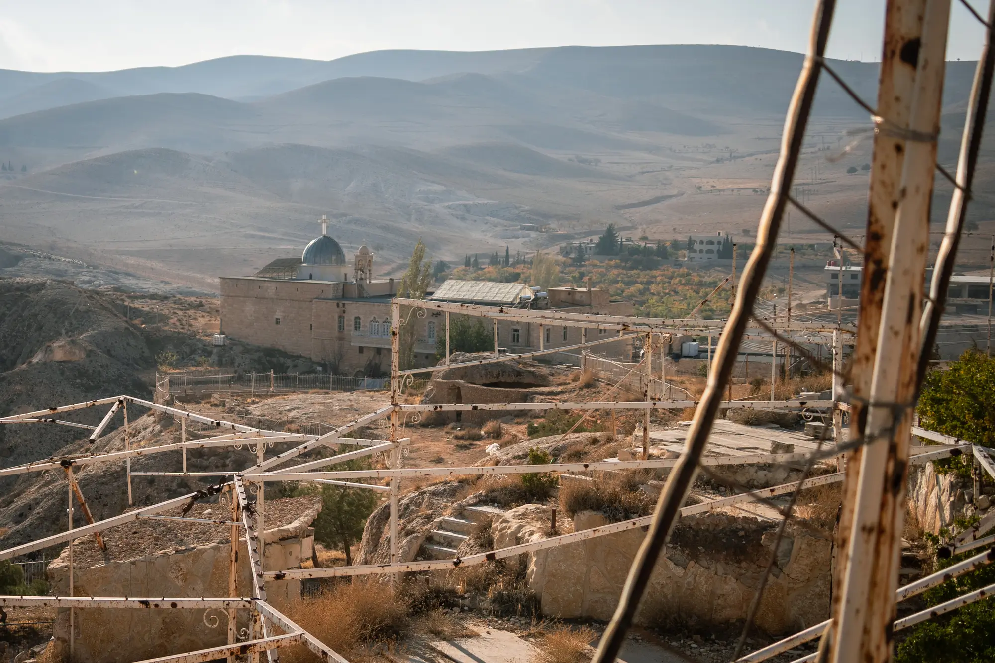 El Monasterio de San Sergio de Malula, uno de los principales símbolos cristianos de Siria. 